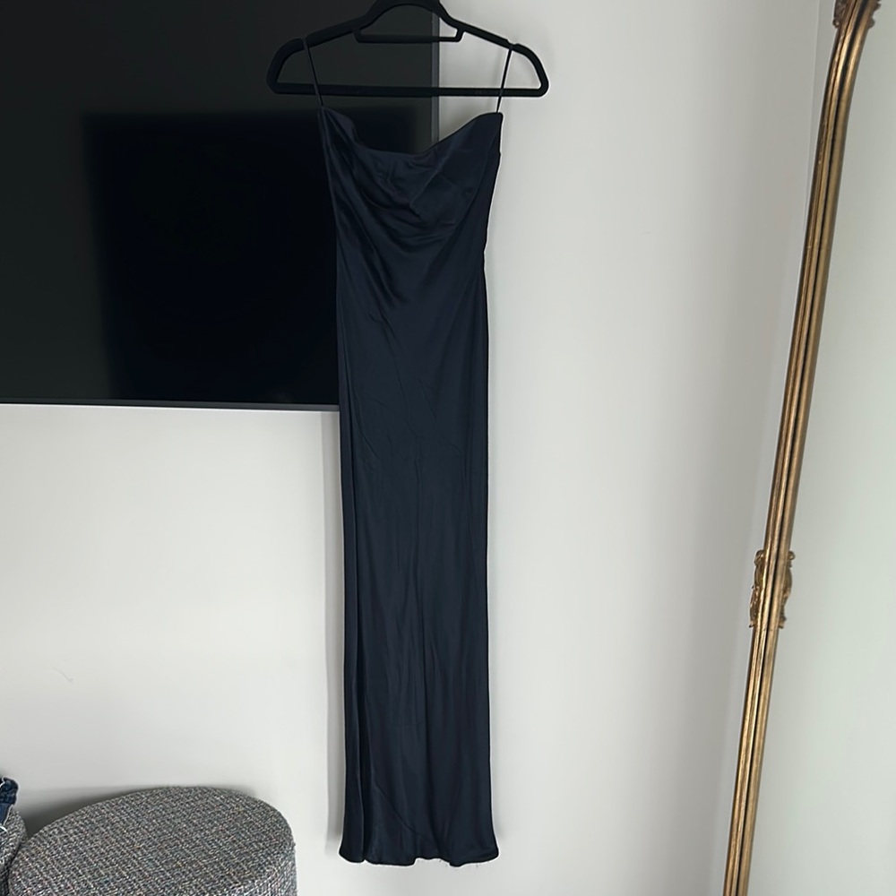 Bec + Bridge Moondance Dress, Full Length, Navy, Size 2